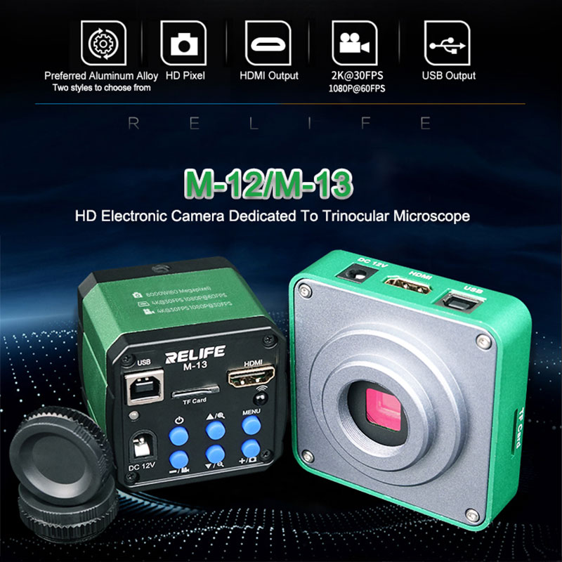 RELIFE M-12/M-13 Trinoküler Mi - Electronics Repair Microscope incelemesi ve fiyatı