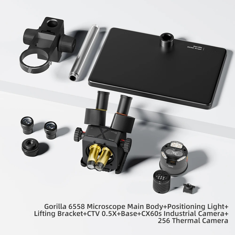 Qianli 6558 Gorilla Trinoküler - Electronics Repair Microscope incelemesi ve fiyatı