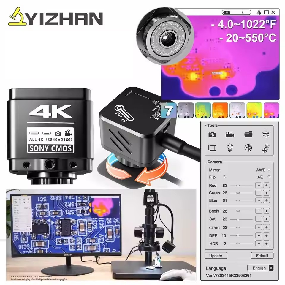 YIZHAN Termal Görüntüleme Ciha - Electronics Repair Microscope incelemesi ve fiyatı